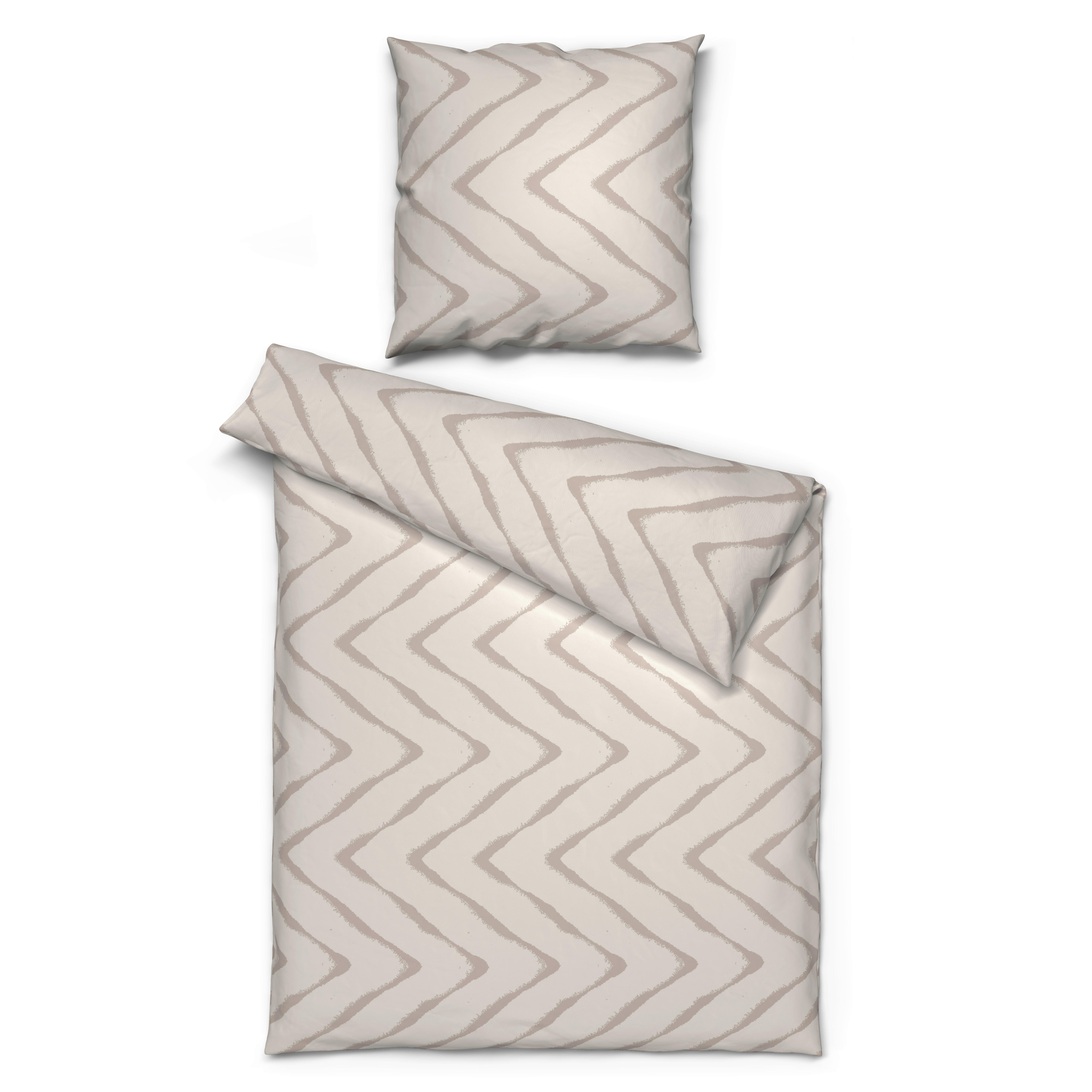 Baumwoll Bettwäsche Cotton touch Bettwäsche_Cotton-Touch Mika - braun (135,00/200,00cm) - Sensation