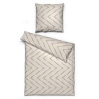 Baumwoll Bettwäsche Cotton touch Bettwäsche_Cotton-Touch Mika - braun (135,00/200,00cm) - Sensation