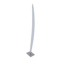 Näve Leuchten LED-Stehleuchte NV2054142 Chrom Metall B/H/T: ca. 20x131x15 cm 1 Brennstellen Surf - Chrom (20,00/131,00/15,00cm) - Näve Leuchten