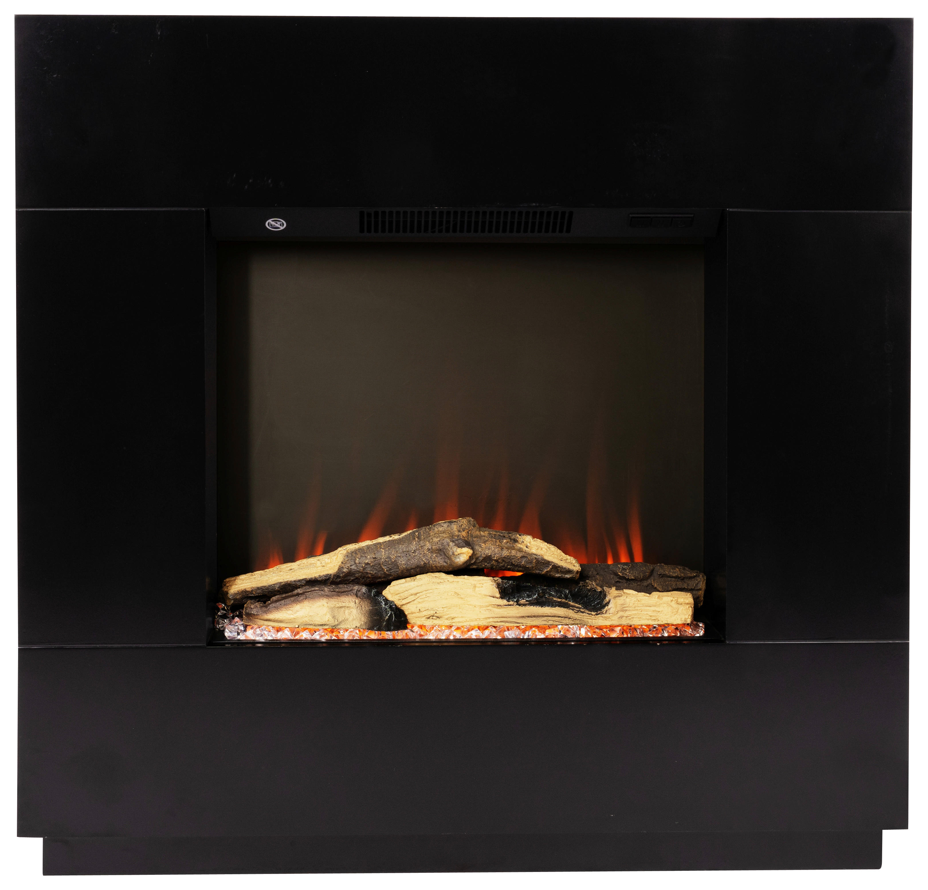 BHP Elektrischer-Kamin Hedda BG00752-4 schwarz MDF B/H/T: ca. 80x76x26 cm ca. 1500 W Elektrokamin BG00752-4 - schwarz (80,00/76,00/26,00cm) - BHP
