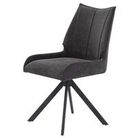 Stuhl  anthrazit Webstoff B/H/T: ca. 51x91x59 cm Madison_Stuhl_6003381 - schwarz/anthrazit (51,00/91,00/59,00cm)