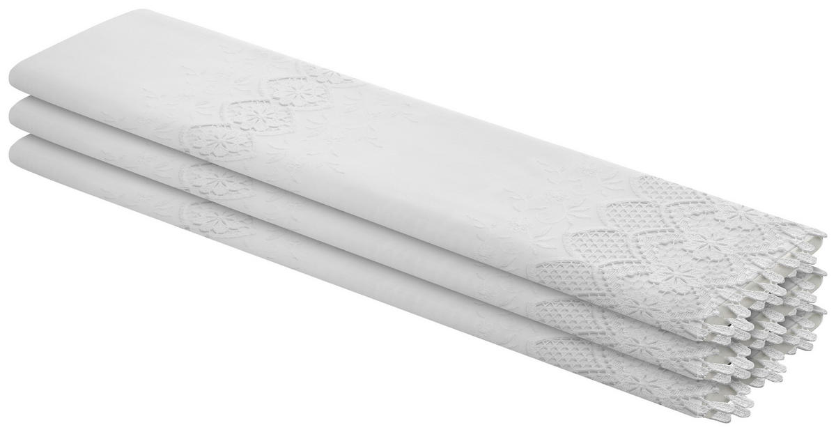 Store-Meterware Elisa weiß H: ca. 270 cm Elisa - weiß (270,00cm)