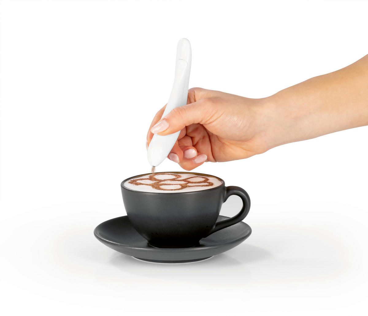GOURMETmaxx Haushaltshelfer weiß Kunststoff Verzier-Stift_GOURMETmaxx - weiß - GOURMETmaxx