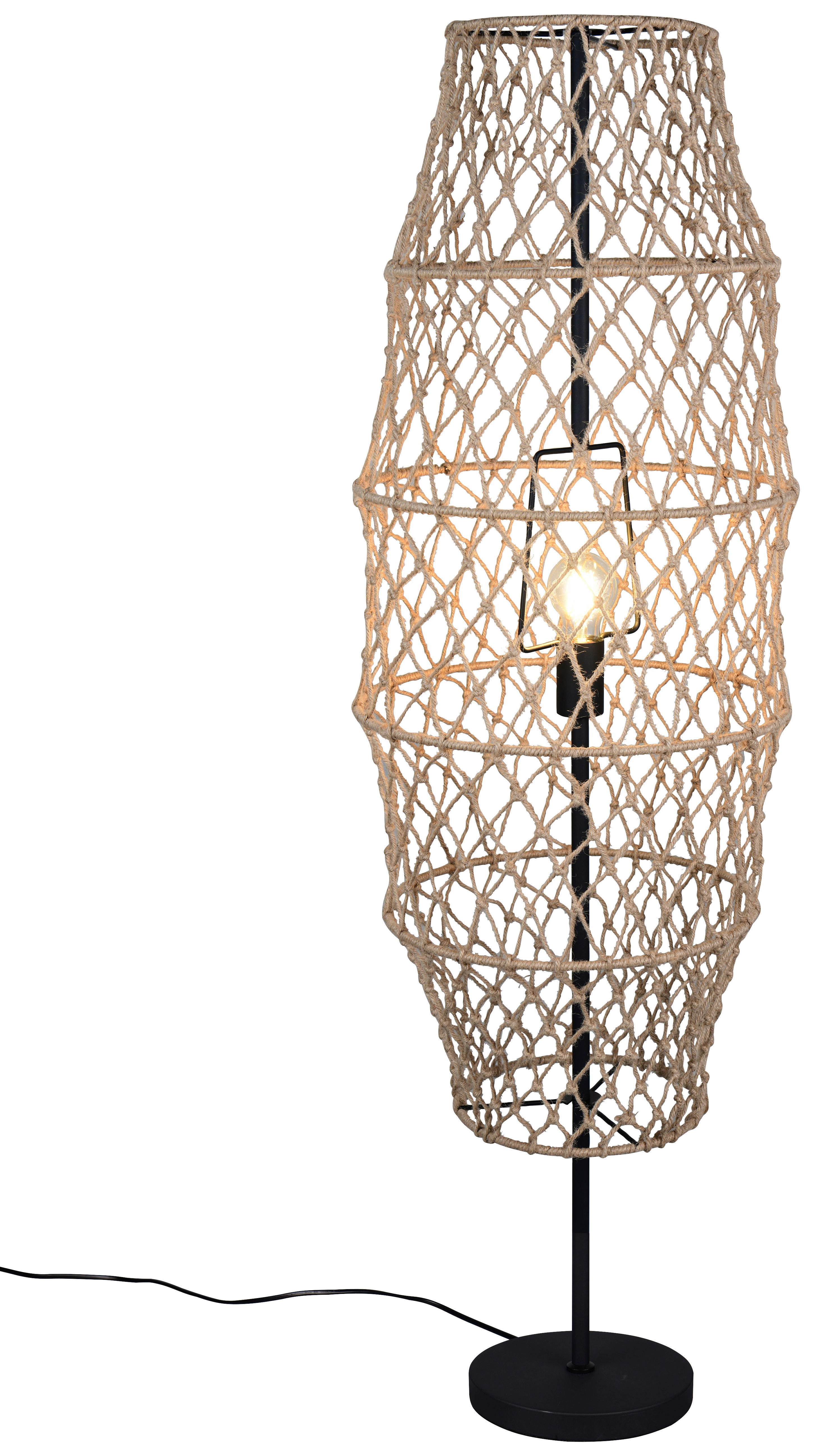 Reality Leuchten Stehleuchte schwarz Metall H: ca. 120 cm E27 1 Brennstellen Hive - schwarz (120,00cm) - Reality Leuchten