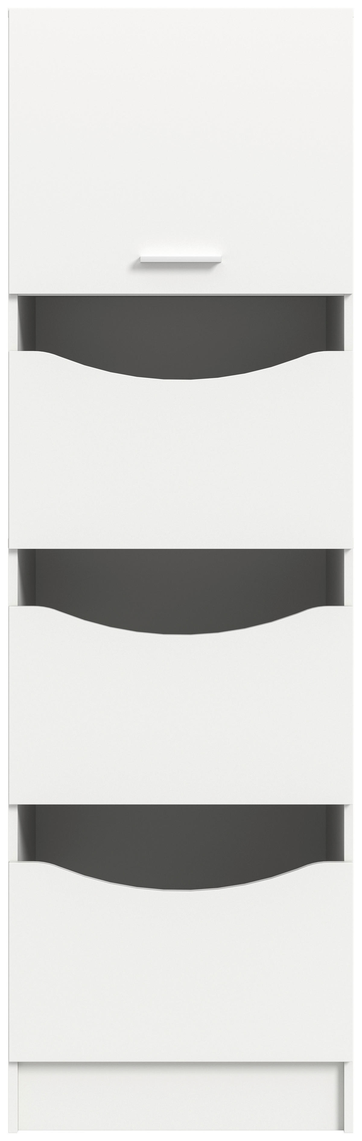 Wäscheschrank Free weiß B/H/T: ca. 60x196x68 cm Free - weiß (60,00/196,00/68,00cm) - xonox.home