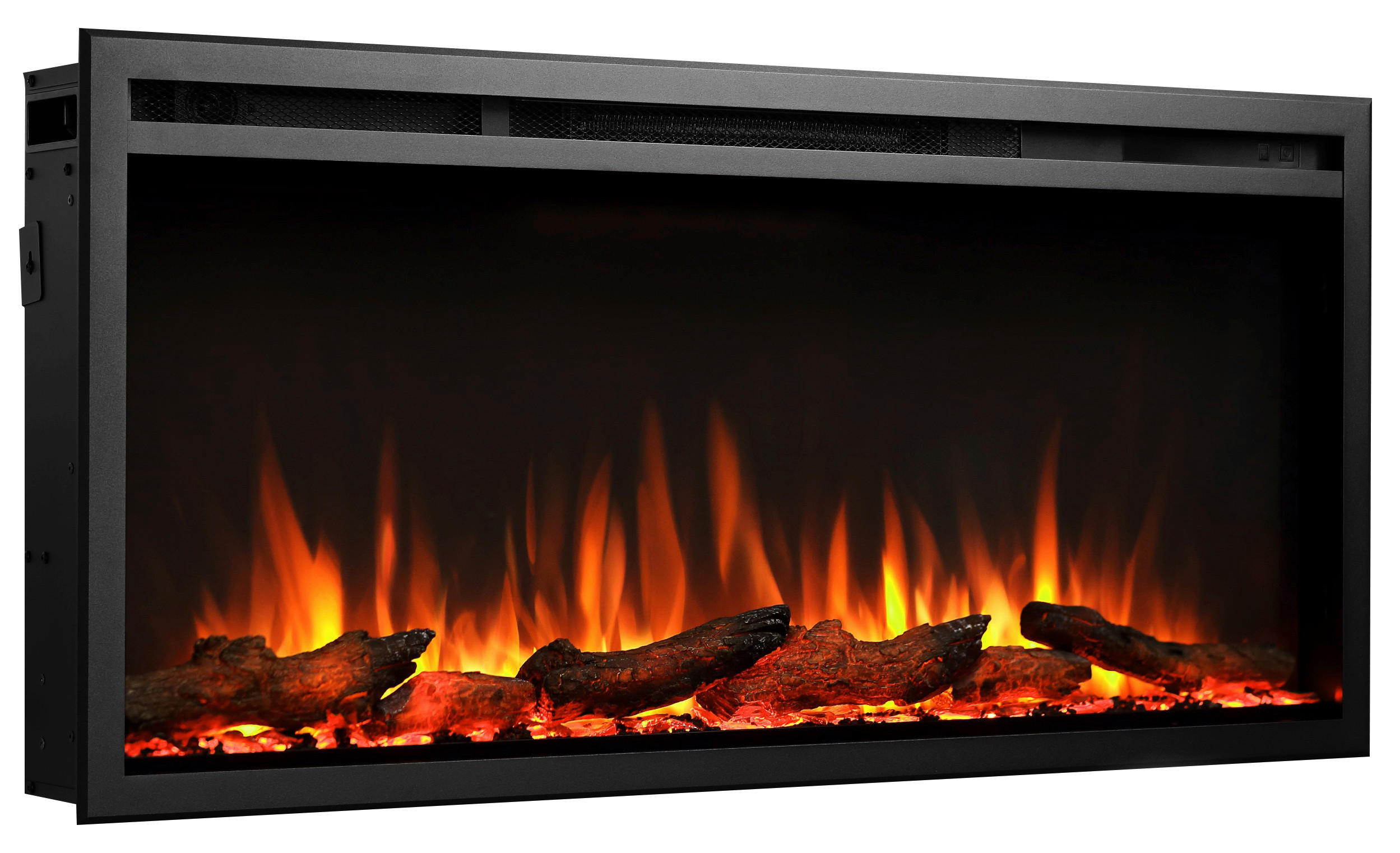 Balderia Elektrischer-Kamin Atlanta EF286B schwarz B/H/L: ca. 14,7x48x101,6 cm Elektro-Kamin Atalanta 40" - schwarz (101,60/14,70/48,00cm) - Balderia