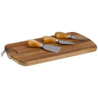 alpina Käsebrett mit Messern Käsebrett_mit_Messern_4tlg. - braun (35,00/17,50/1,80cm) - Alpina