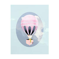 Komar Poster Happy Balloon Green Luftballons B/L: ca. 40x50 cm Happy Balloon Green - (40,00/50,00cm) - Komar