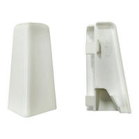 Außenecke weiß L/B/H: ca. 1x1x5,8 cm Außenecke Weiß 58mm (2 Stück) - weiß (1,00/1,00/5,80cm)