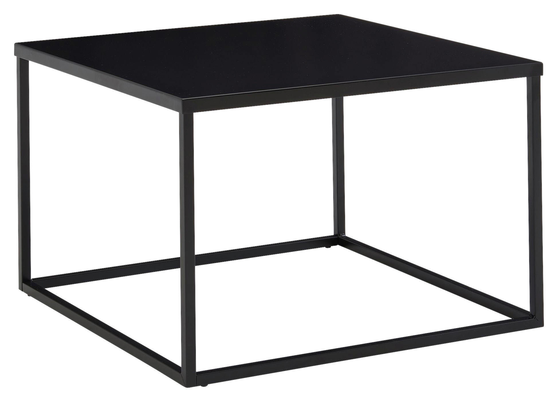 Couchtisch schwarz B/H/T: ca. 60x40x60 cm Couchtisch - schwarz (60,00/40,00/60,00cm) - Wohnling
