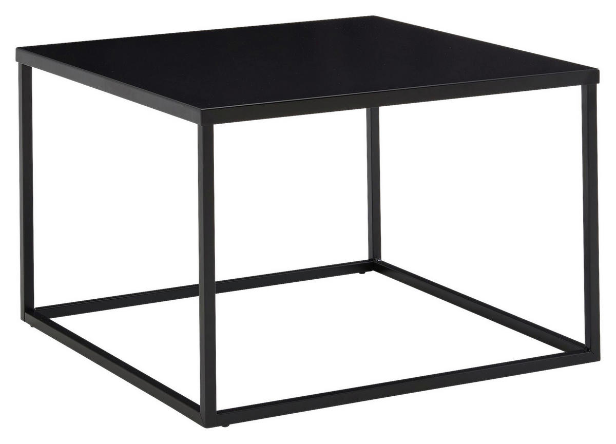 Couchtisch schwarz B/H/T: ca. 60x40x60 cm Couchtisch - schwarz (60,00/40,00/60,00cm) - Wohnling