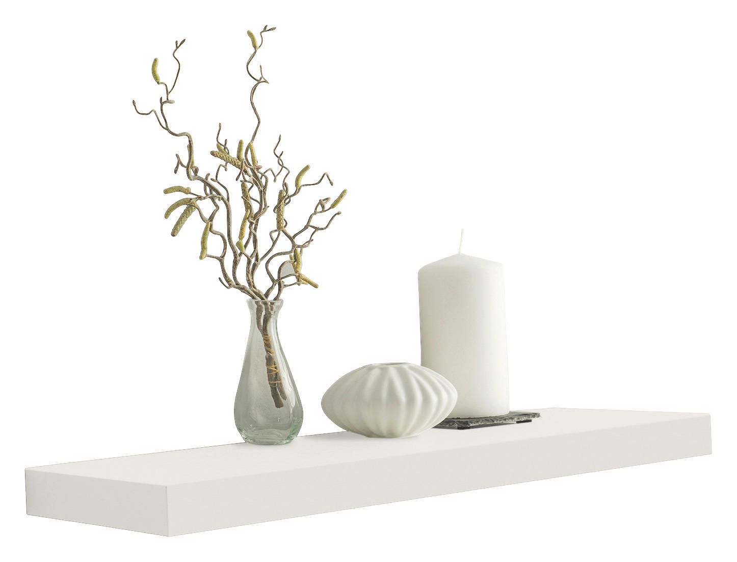 Wandboard Shelvy 60 weiß B/H/T: ca. 60x4x24 cm Shelvy 60 - weiß (60,00/4,00/24,00cm)