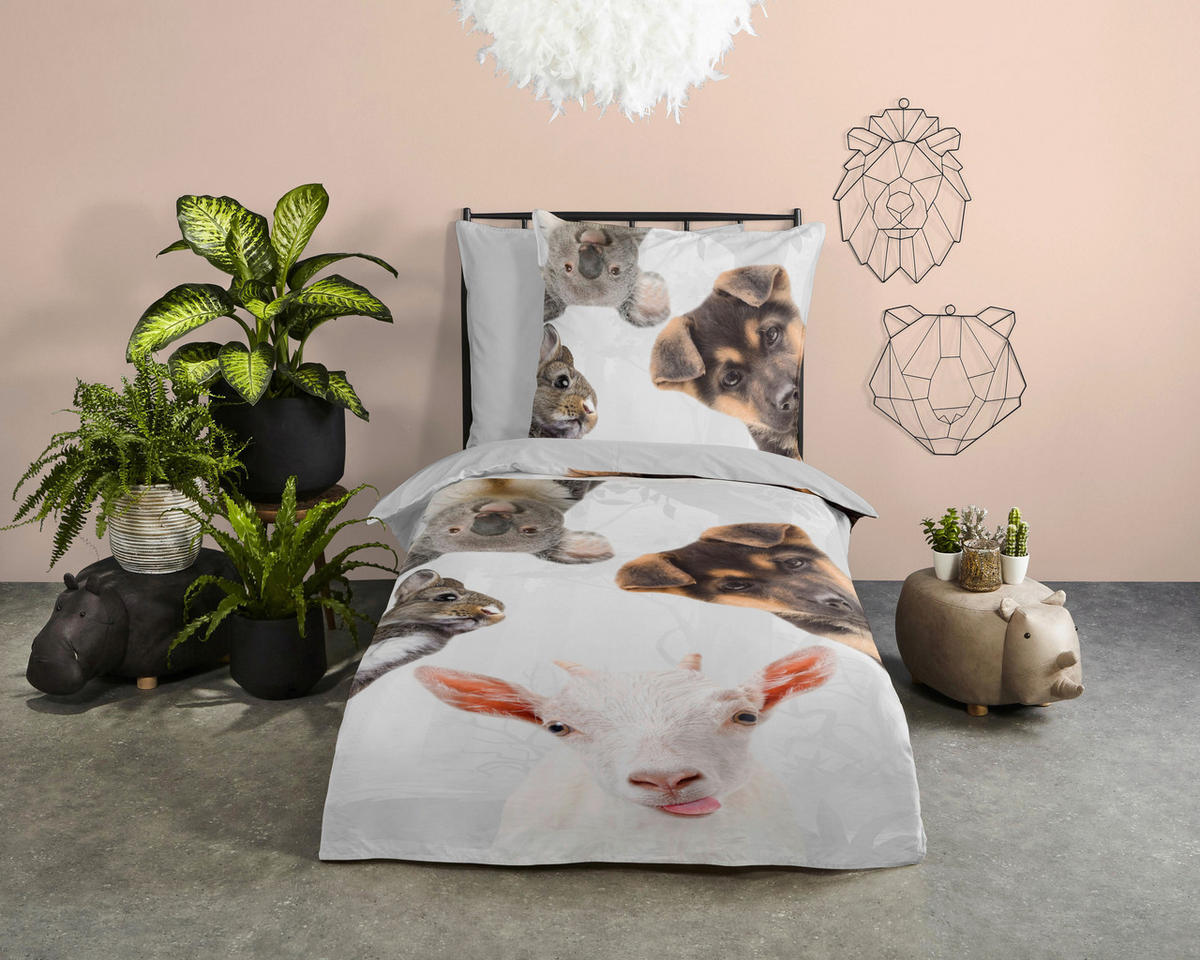 Baumwoll Bettwäsche Semmie Renforce Semmie - multicolor (135,00/200,00cm) - Good Morning