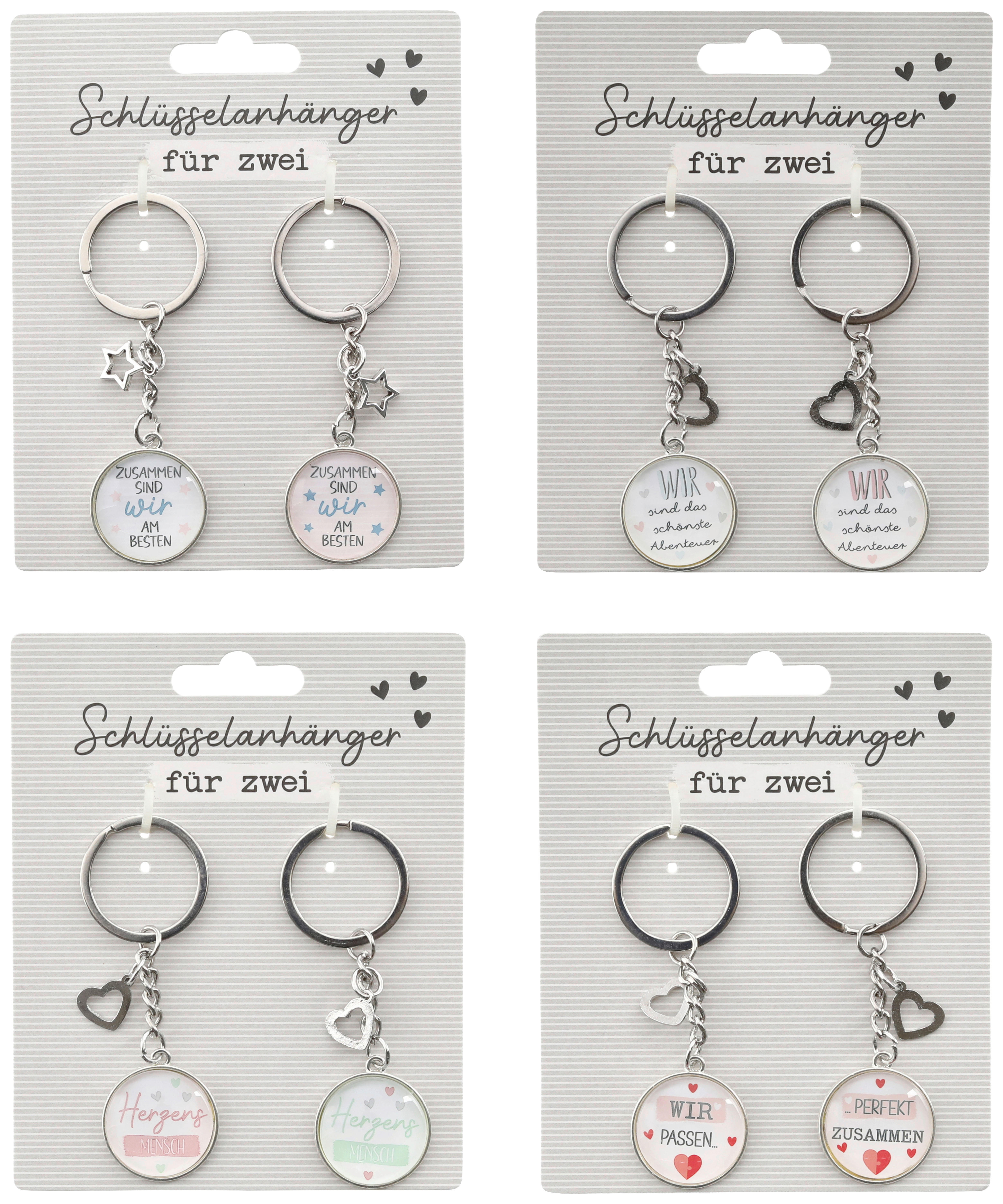 Schlüsselanhänger Schlüsselanhänger_Partner_2tlg.