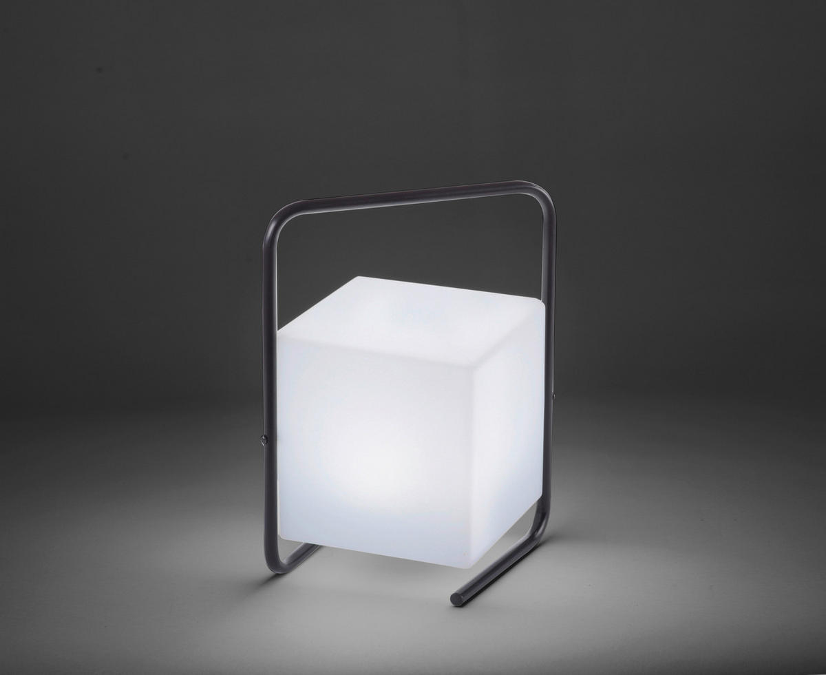 Just Light Mobile LED-Tischleuchte  PN19970-18 KENO - weiß/schwarz (18,00/18,00/29,00cm) - Just Light