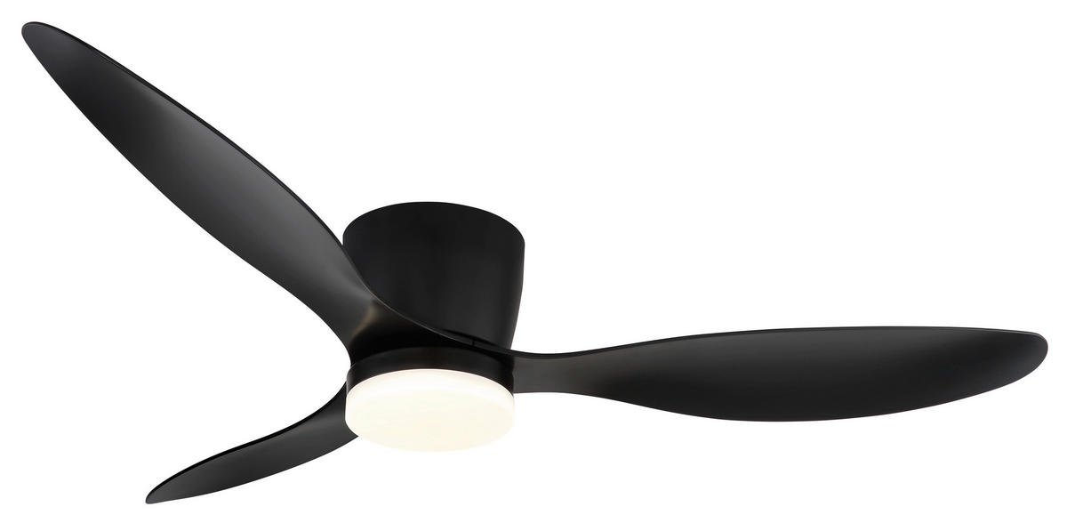 GLOBO Deckenventilator schwarz B/H/L: ca. 30,5x24x65 cm Deckenventilator-Armando - schwarz (65,00/30,50/24,00cm) - GLOBO