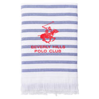 Hamamtuch POLO CLUB blau Baumwolle B/L: ca. 80x165 cm POLO CLUB - blau/weiß (80,00/165,00cm) - POLO CLUB