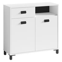 Kommode WELLNESS weiß B/H/T: ca. 80,5x77,5x31 cm WELLNESS - weiß (80,50/77,50/31,00cm) - byLIVING
