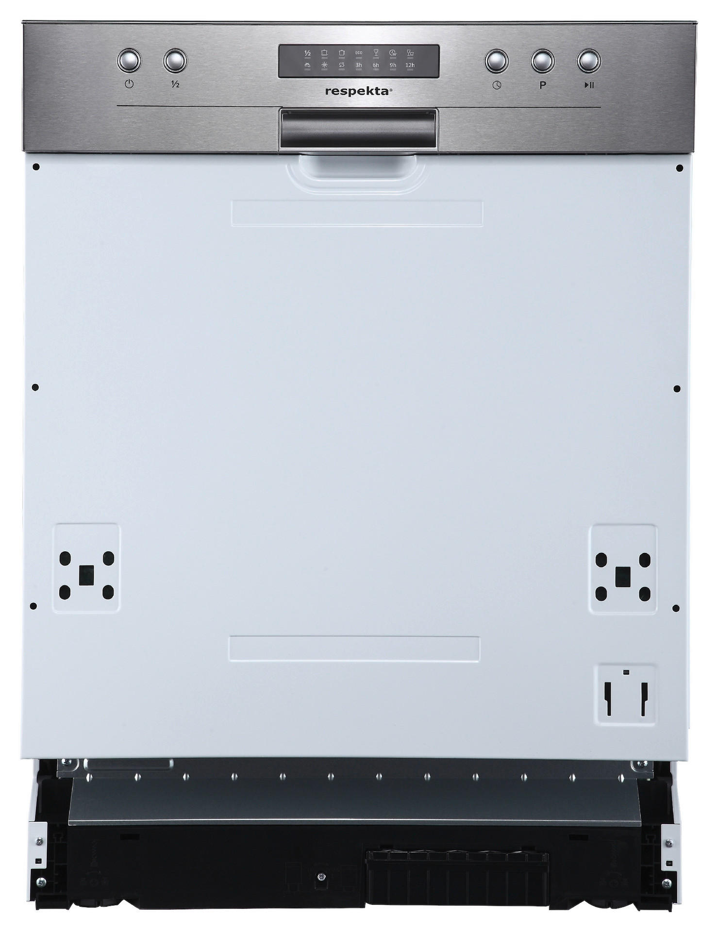 Respekta Einbaugeschirrspüler GSP60TIDM Edelstahl B/H/T: ca. 59,8x81,5x57 cm GSP60TIDM - Edelstahl (59,80/81,50/57,00cm) - Respekta