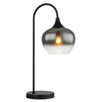 GLOBO Stehleuchte schwarz Metall B/H/T: ca. 18x54x27,5 cm E27 1 Brennstellen MAXY - schwarz (18,00/54,00/27,50cm) - GLOBO