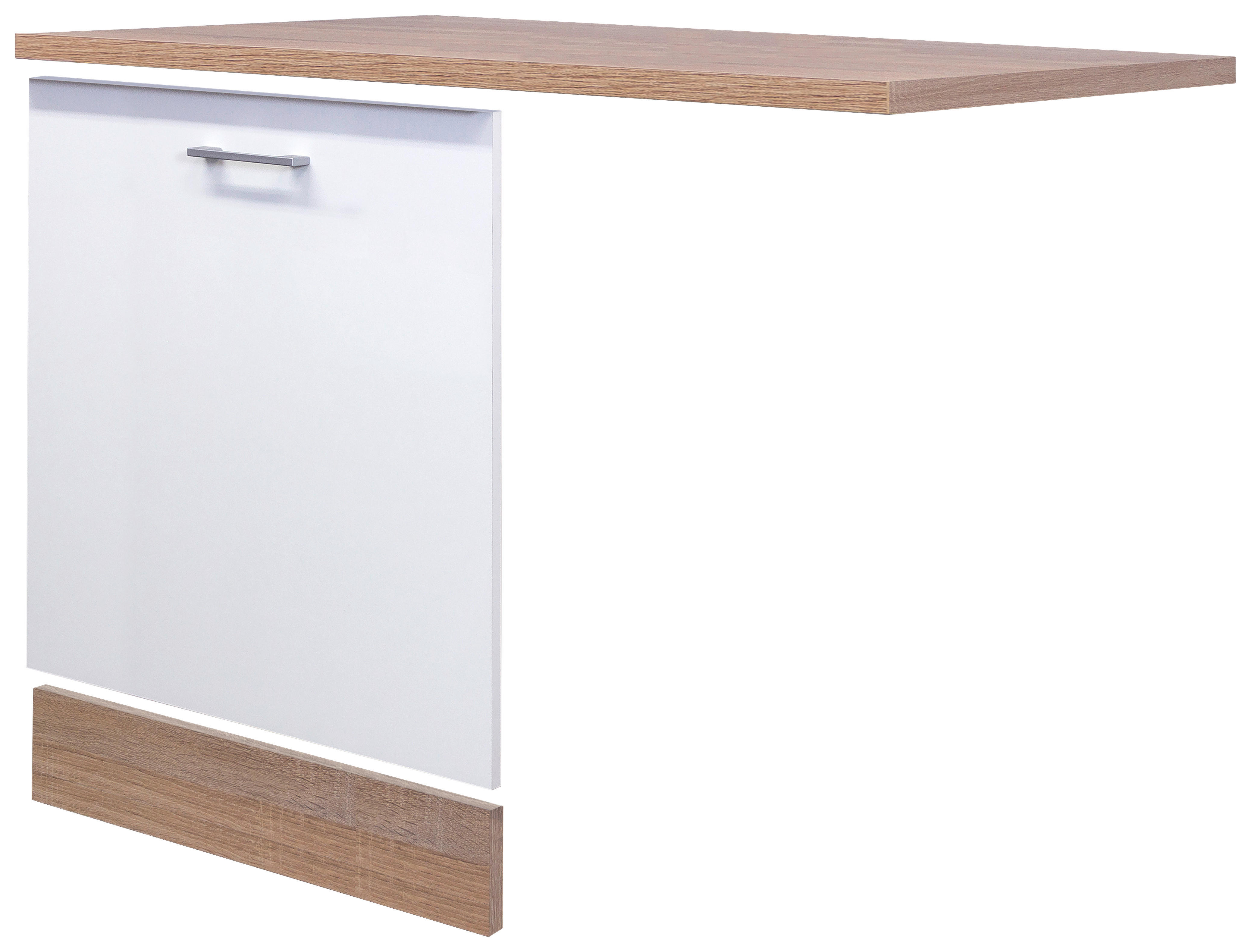 Geschirrspüler- Frontset Samoa weiß Eiche Nachbildung B/H/T: ca. 110x85x60 cm Samoa - Eiche/weiß (110,00/85,00/60,00cm) - Flex-Well