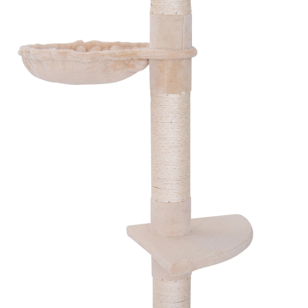 PawHut Kratzbaum beige Spanplatte B/H/L: ca. 34x260x40 cm Kratzbaum - beige (40,00/34,00/260,00cm) - PawHut