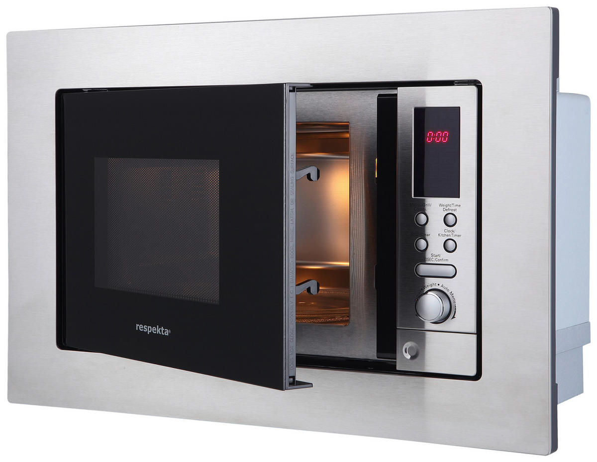 Respekta Küchenblock Premium grau hochglänzend B/H/T: ca. 345x220,5x172 cm Premium - weiß/granit (345,00/220,50/172,00cm) - Respekta