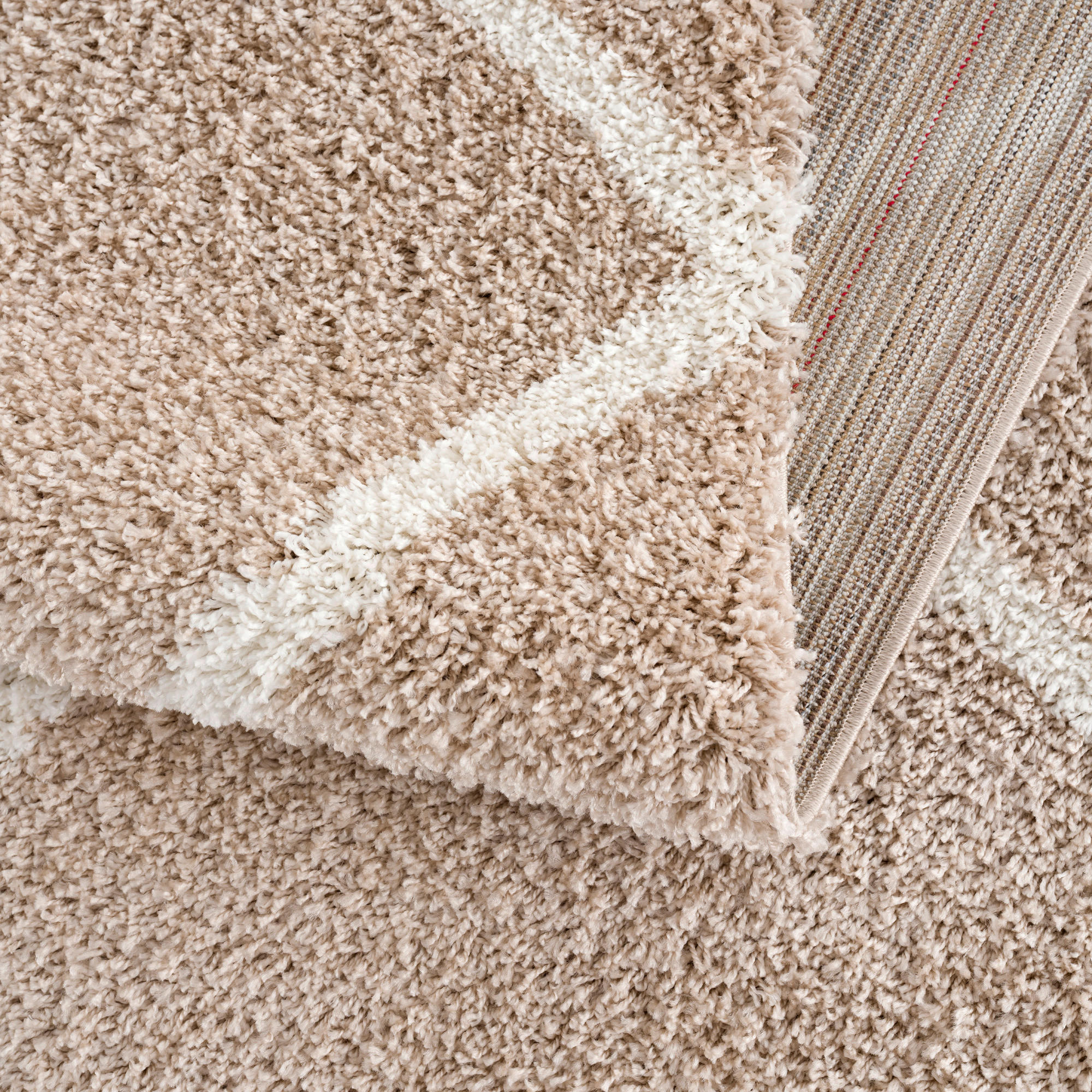 Thumbnail - Sanat Hochflorteppich MADRID beige B/L: ca. 80x150 cm