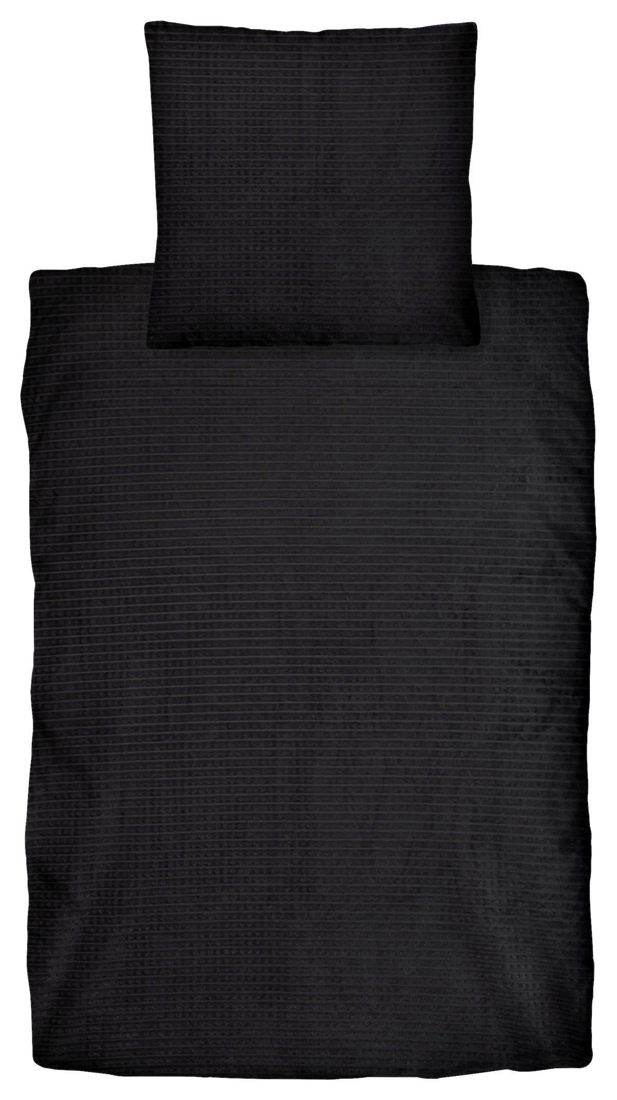 Bettwäsche Bettwäsche_Flanell-Checks schwarz - schwarz (135,00/200,00cm)