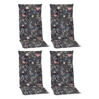 Beo Saumauflage für Hochlehner Bregenz multicolor Polyester-Mischgewebe B/H/L: ca. 50x6x118 cm 4er Set Bregenz - multicolor (118,00/50,00/6,00cm) - Beo