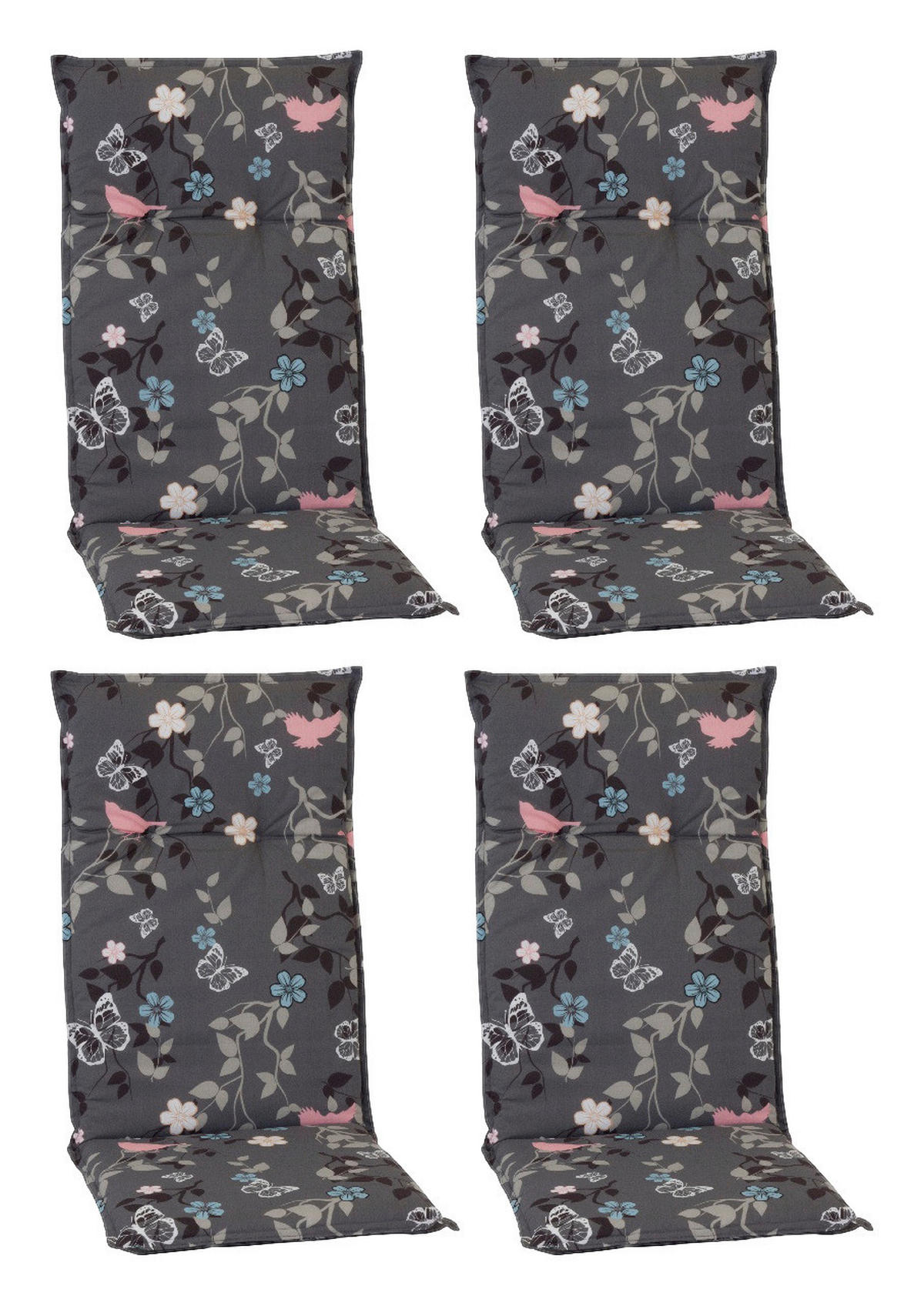 Beo Saumauflage für Hochlehner Bregenz multicolor Polyester-Mischgewebe B/H/L: ca. 50x6x118 cm 4er Set Bregenz - multicolor (118,00/50,00/6,00cm) - Beo