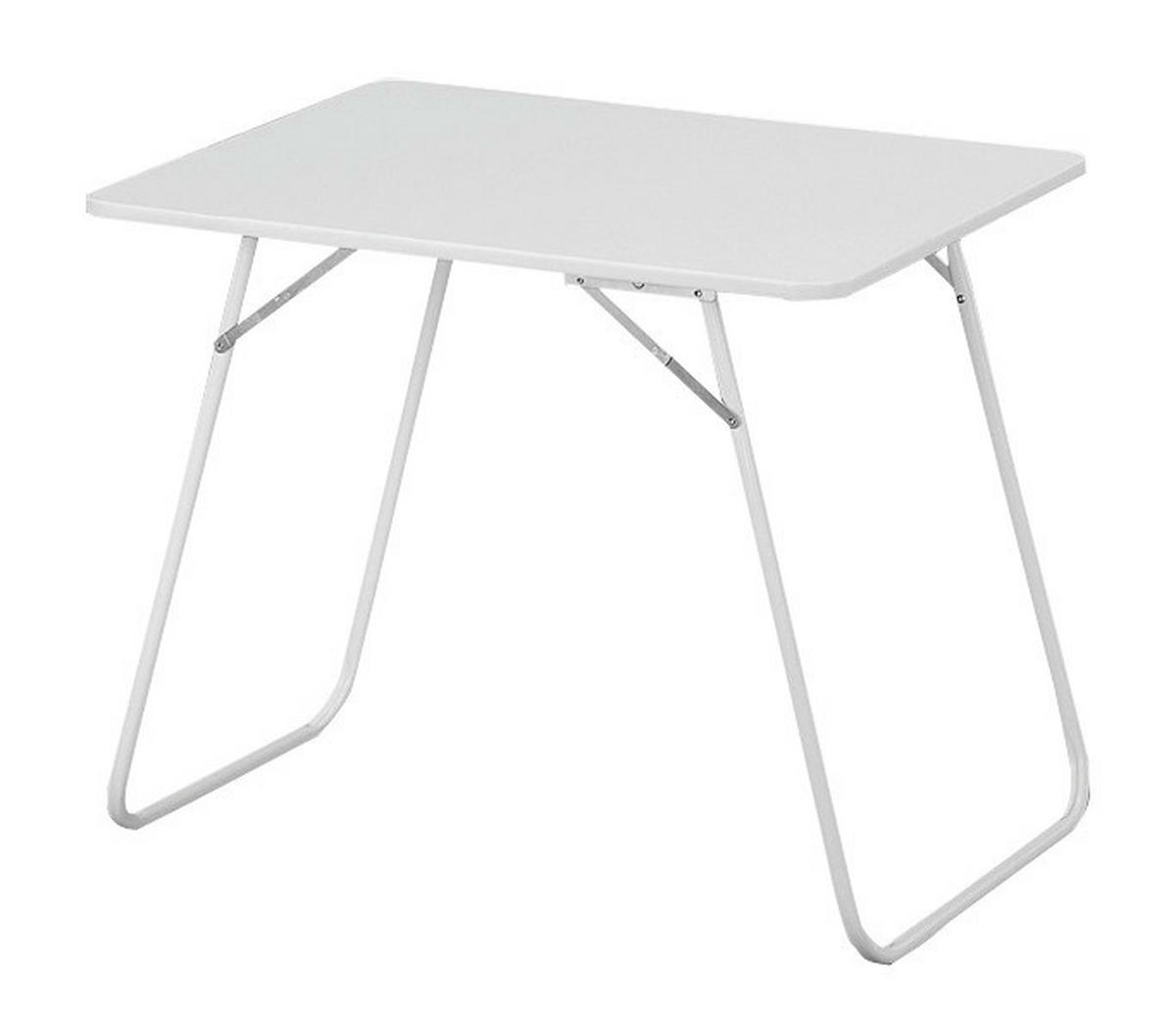 MFG Campingtisch weiß Stahl B/H/L: ca. 80x63x60 cm Campingtisch_MFG - weiß (60,00/80,00/63,00cm) - MFG