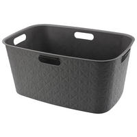Curver Wäschekorb Softex dunkelgrau B/H/L: ca. 37x27x57 cm Softex - dunkelgrau (57,00/37,00/27,00cm) - Curver