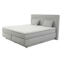 Boxspringbett  hellgrau Liegefläche B/L: ca. 180x200 cm Simone_Boxspringbett - hellgrau (199,00/124,00/217,00cm)