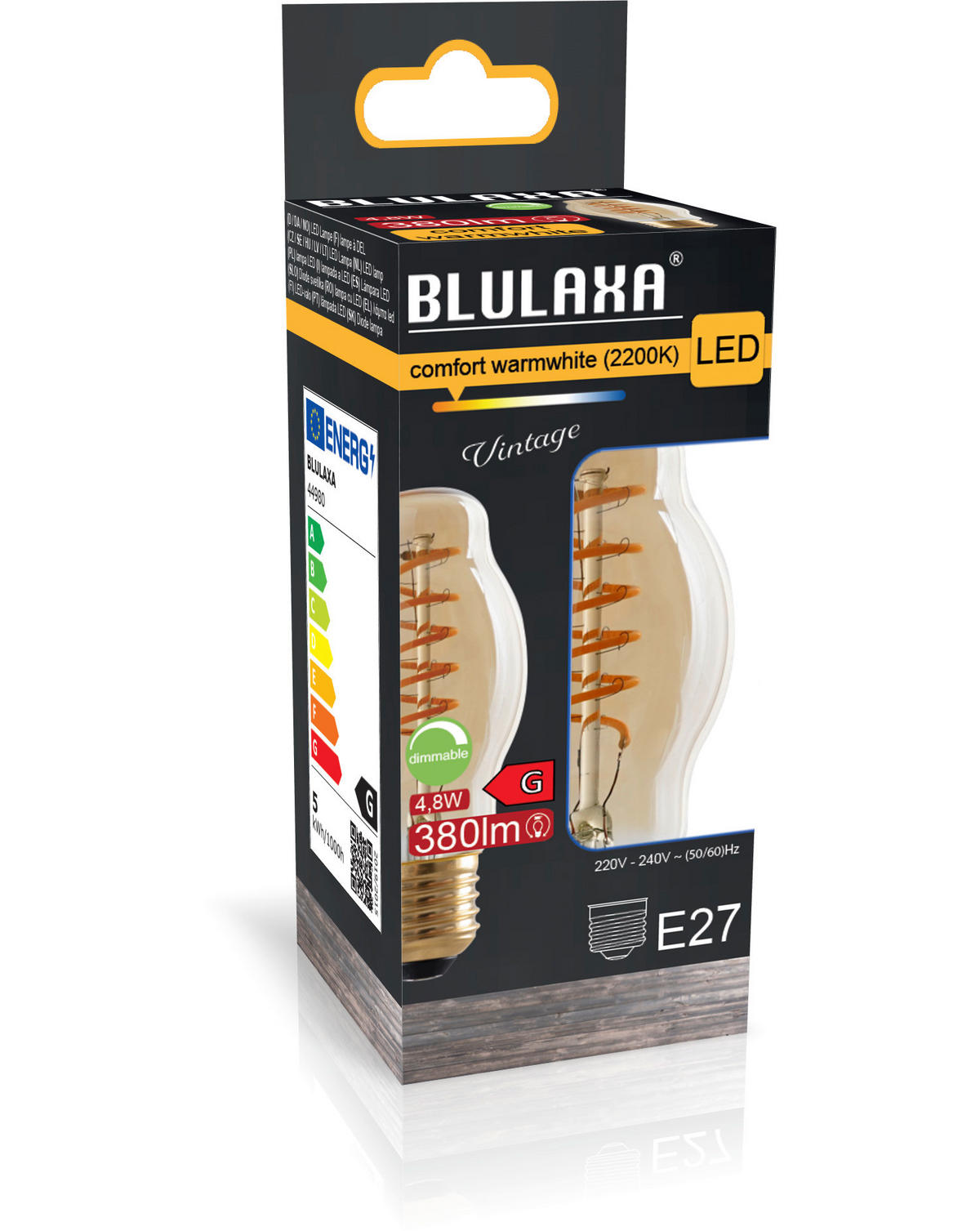Blulaxa LED-Spiral-Filament E27 LED-Spiral-Filament E27 - Blulaxa