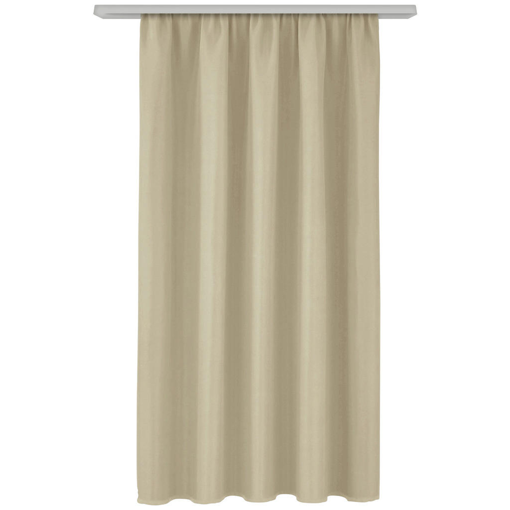 Thumbnail - Verdunklungsvorhang Linus kitt B/L: ca. 140x175 cm