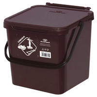 Eco-Logico Abfalleimer braun B/H/L: ca. 24x20,5x23,7 cm Abfalleimer 7l - braun (23,70/24,00/20,50cm) - Eco-Logico