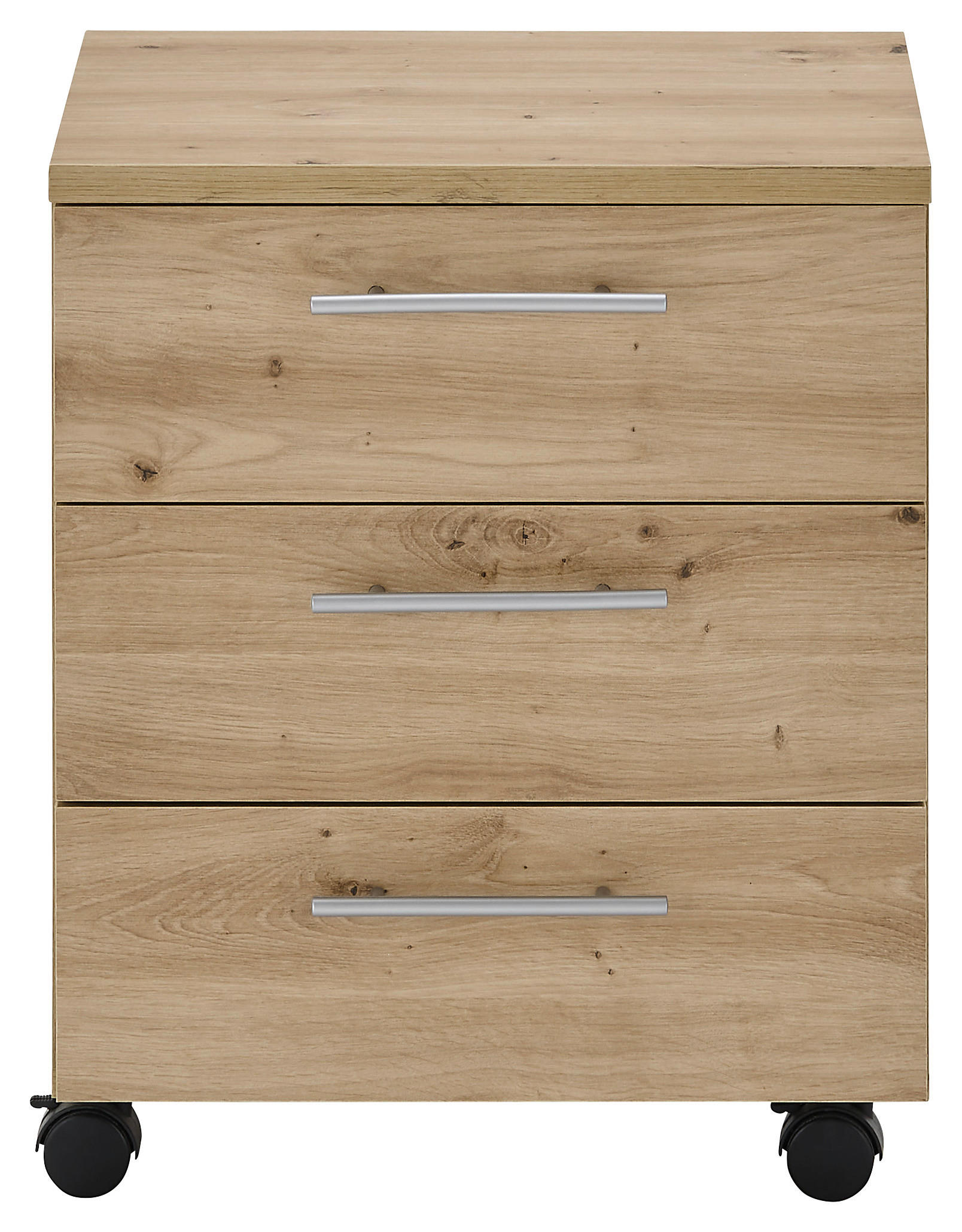 Rollcontainer Ben Eiche Artisan Nachbildung B/H/T: ca. 40x56x39 cm Ben - Eiche (40,00/56,00/39,00cm)
