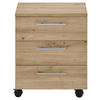 Rollcontainer Ben Eiche Artisan Nachbildung B/H/T: ca. 40x56x39 cm Ben - Eiche (40,00/56,00/39,00cm)