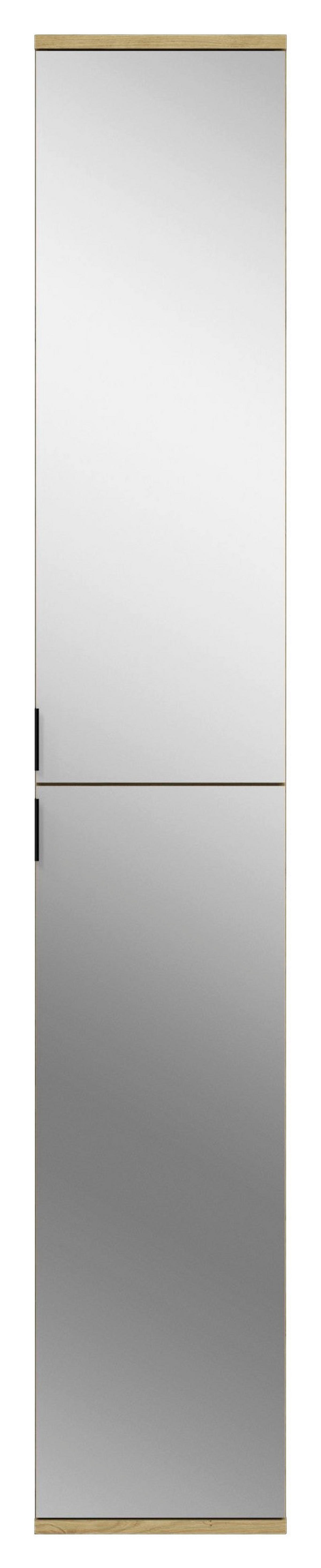 Spiegelschrank PROJEKT Eiche Artisan Nachbildung Spiegel Spanplatte B/H/T: ca. 30x193x34 cm PROJEKT - Eiche (30,00/193,00/34,00cm) - xonox.home