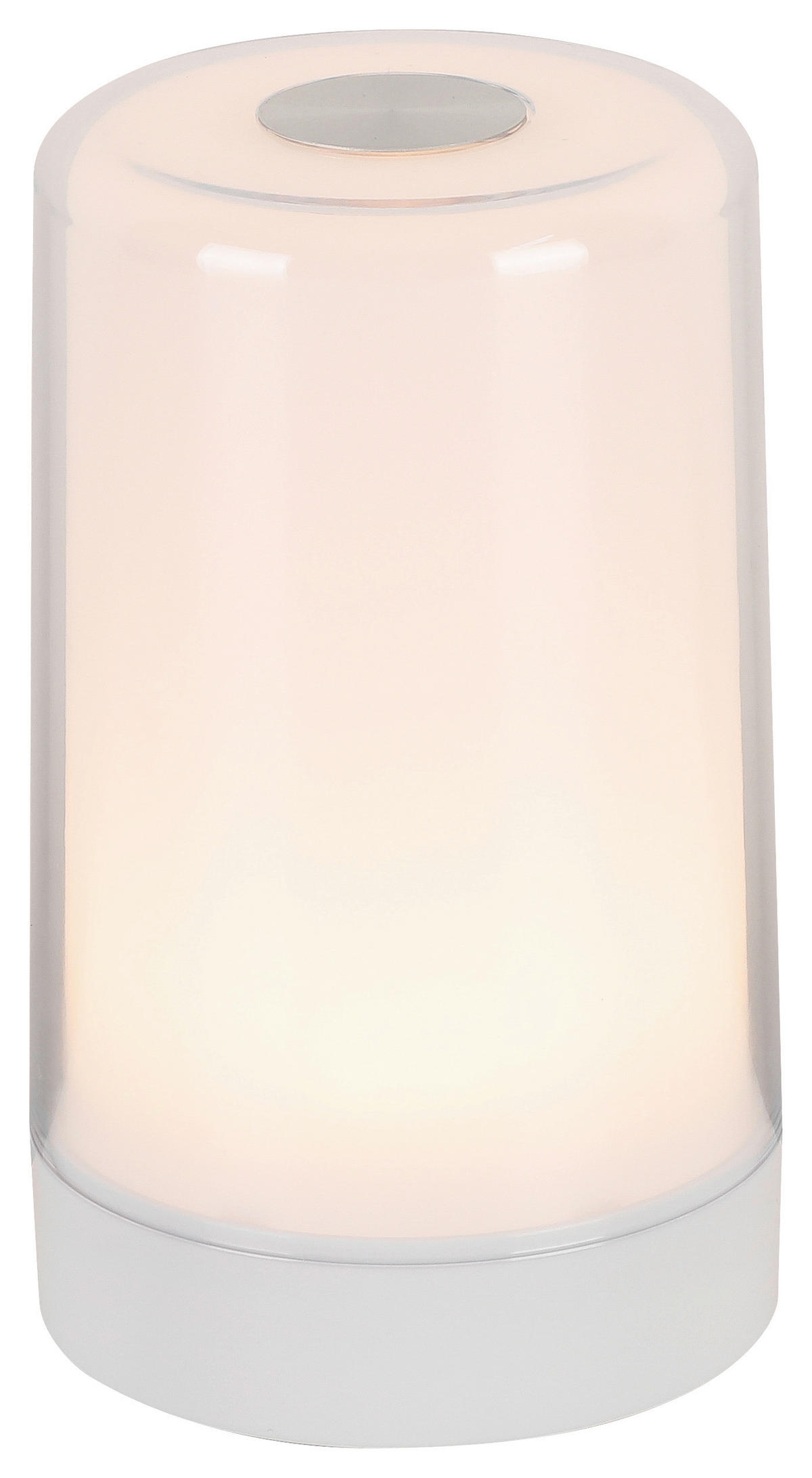 LED-Tischleuchte Brandon weiß Kunststoff B/H/T: ca. 10x20x10 cm Batterie-LED-Tischleuchte_Brandon - weiß (10,00/20,00/10,00cm)