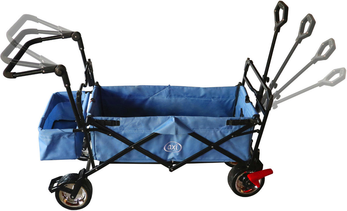 AXI Bollerwagen AB210 grau B/H/L: ca. 59x102x134 cm AB210 - grau (134,00/59,00/102,00cm) - AXI