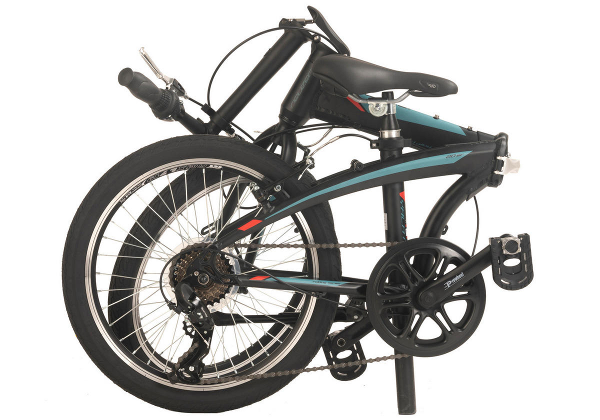 KS-Cycling Faltrad Yachter 158C 20 Zoll Rahmenhöhe 29 cm 6 Gänge schwarz schwarz ca. 20 Zoll Yachter - schwarz - KS-Cycling