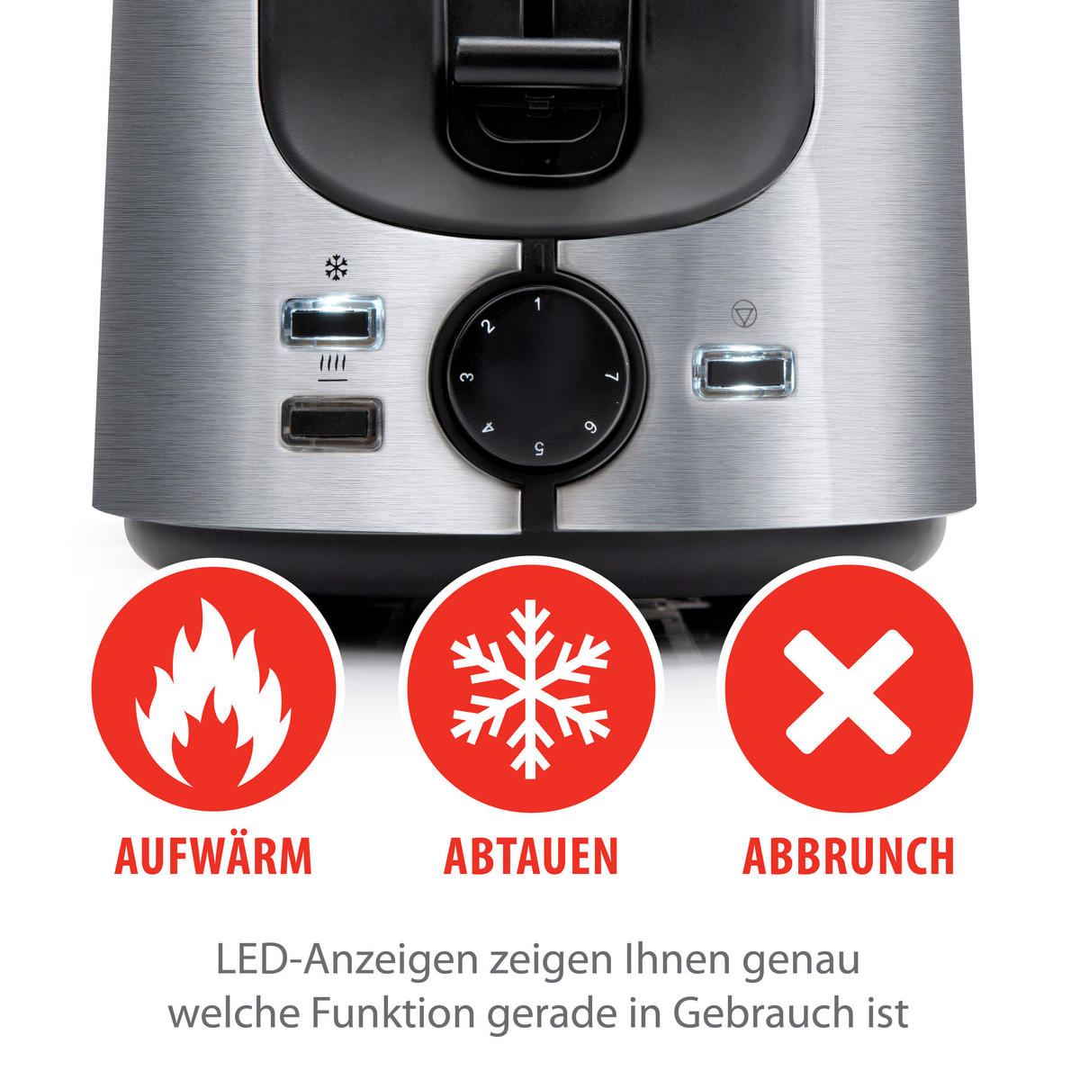 Alpina Toastautomat silber Edelstahl Toastautomat - silber - alpina