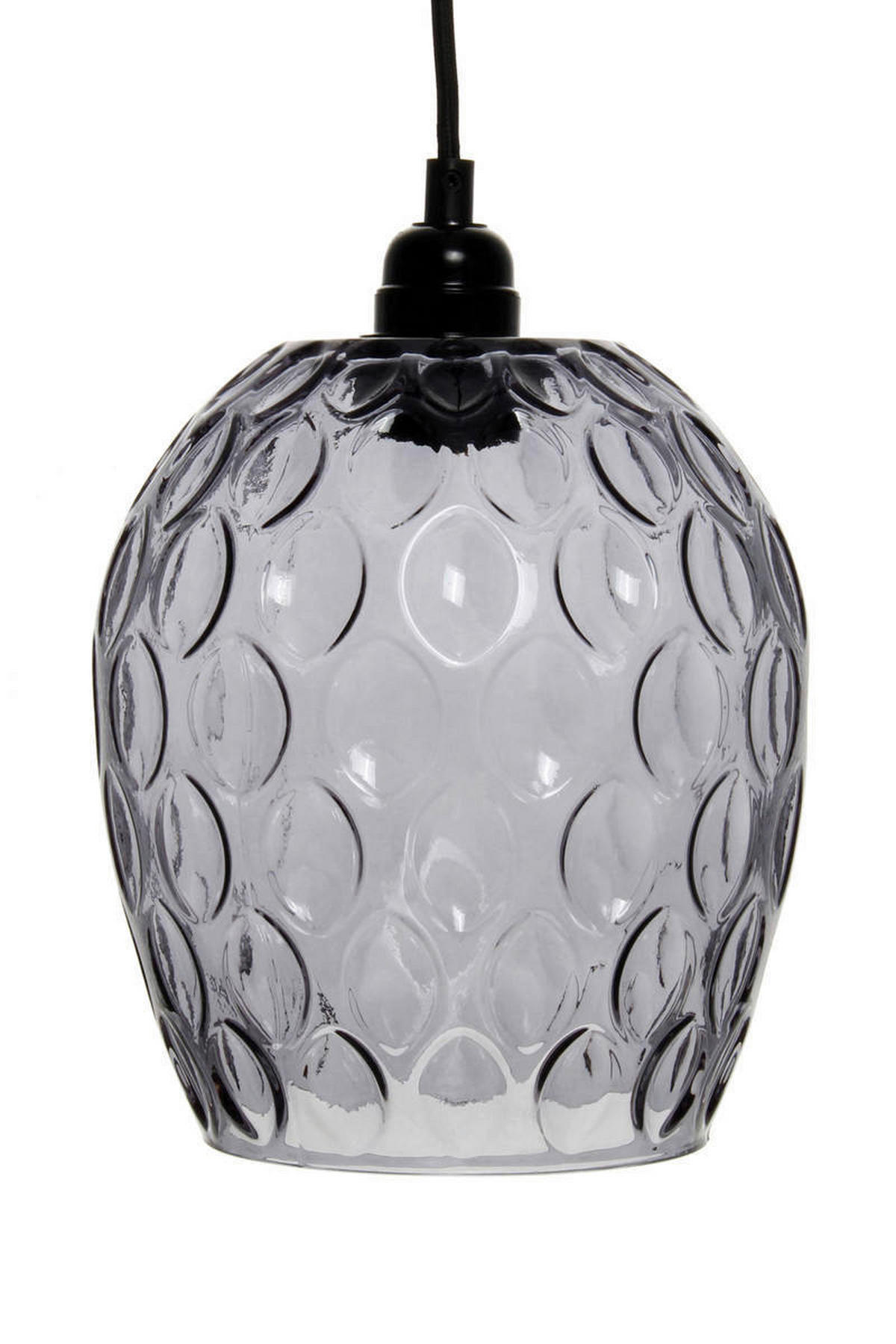 Kayoom Pendelleuchte Corona grau Glas ▷ online B/H/L: E27 ca. 18x27x18 kaufen Brennstellen POCO cm 1 bei