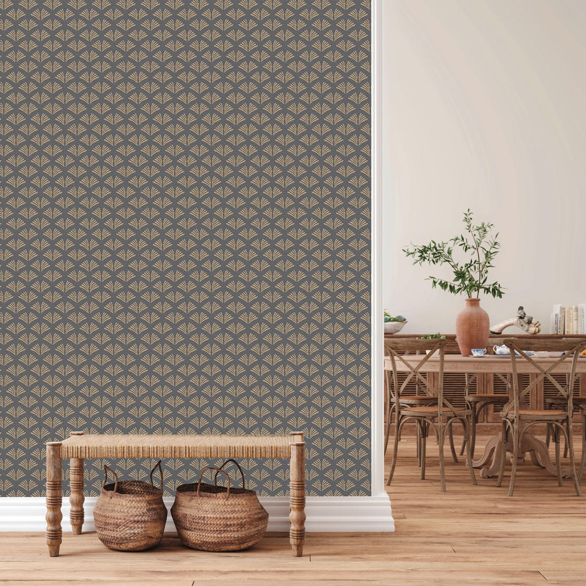 A.S.Creation Vliestapete Trendwall 2 Abstrakt grau B/L: ca. 53x1005 cm Trendwall 2 - grau (53,00/1005,00cm) - A.S.Creation