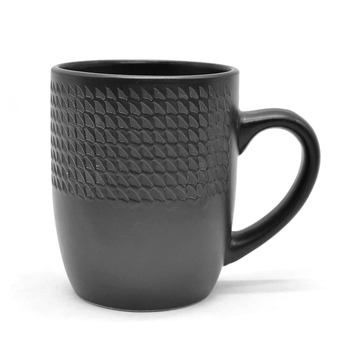 ECHTWERK Kombiservice BlackStyle schwarz Steingut 30 tlg. BlackStyle - schwarz (47,00/44,50/31,50cm) - ECHTWERK