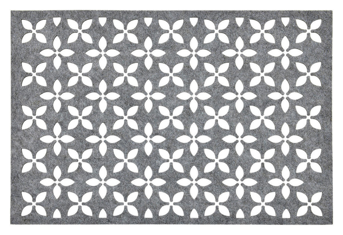Platzset Platzset_Kacheln 30x45cm grau - grau (30,00/45,00cm) - POCOline
