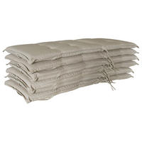 Grasekamp Auflagen für Hochlehner sand Polyester-Mischgewebe B/H/L: ca. 53x6x120 cm Auflagen_Hochlehner_6_Stk. - sand (120,00/53,00/6,00cm) - Grasekamp