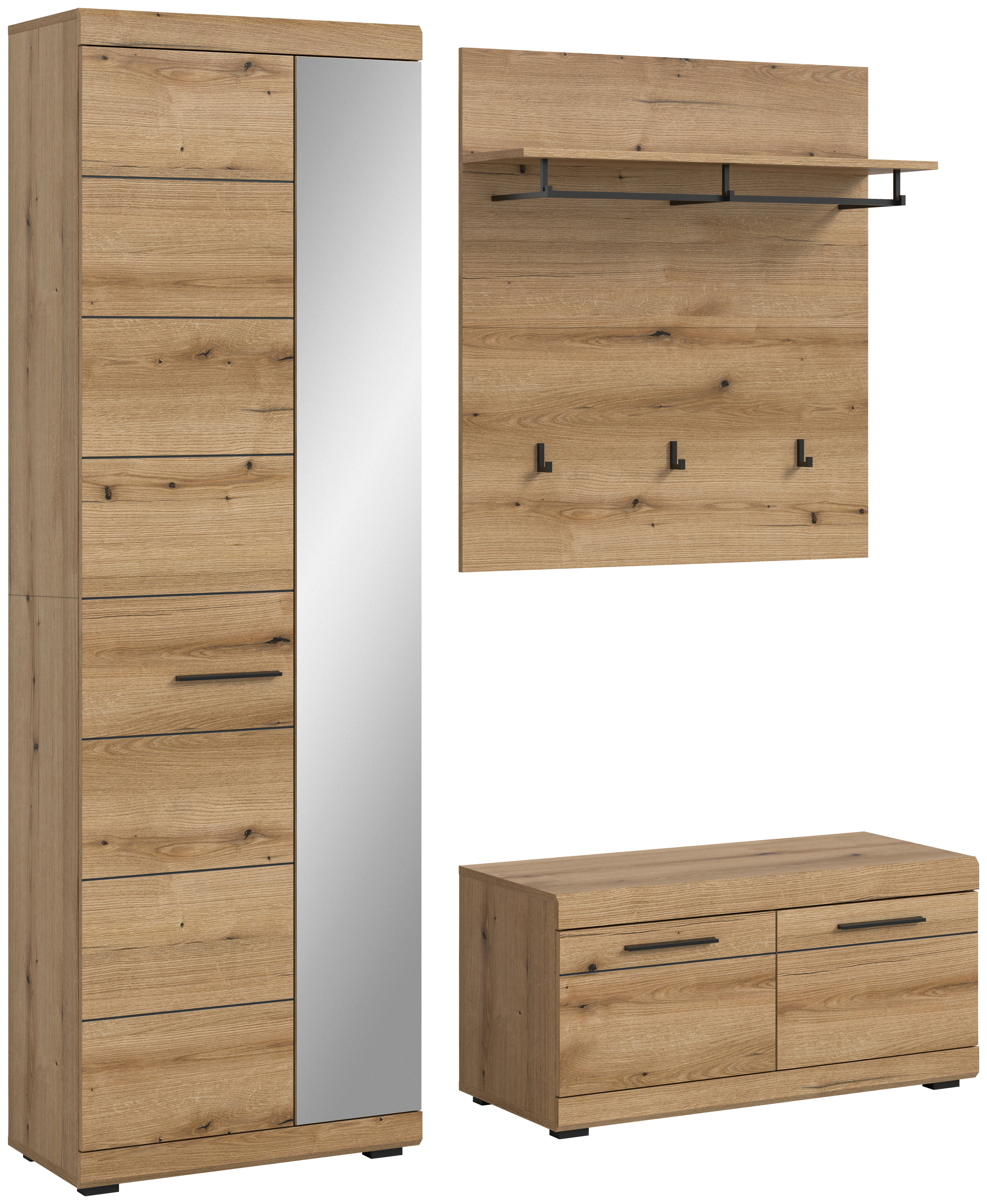 Garderobe SCOUT Evoke Oak Nachbildung B/H/T: ca. 167x197x40 cm SCOUT - (167,00/197,00/40,00cm) - xonox.home